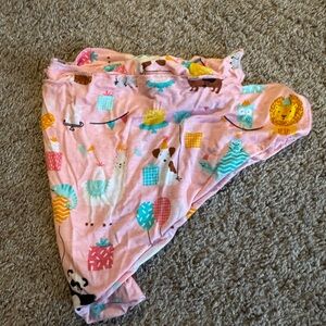 Pink Animal Print Dog Bandana